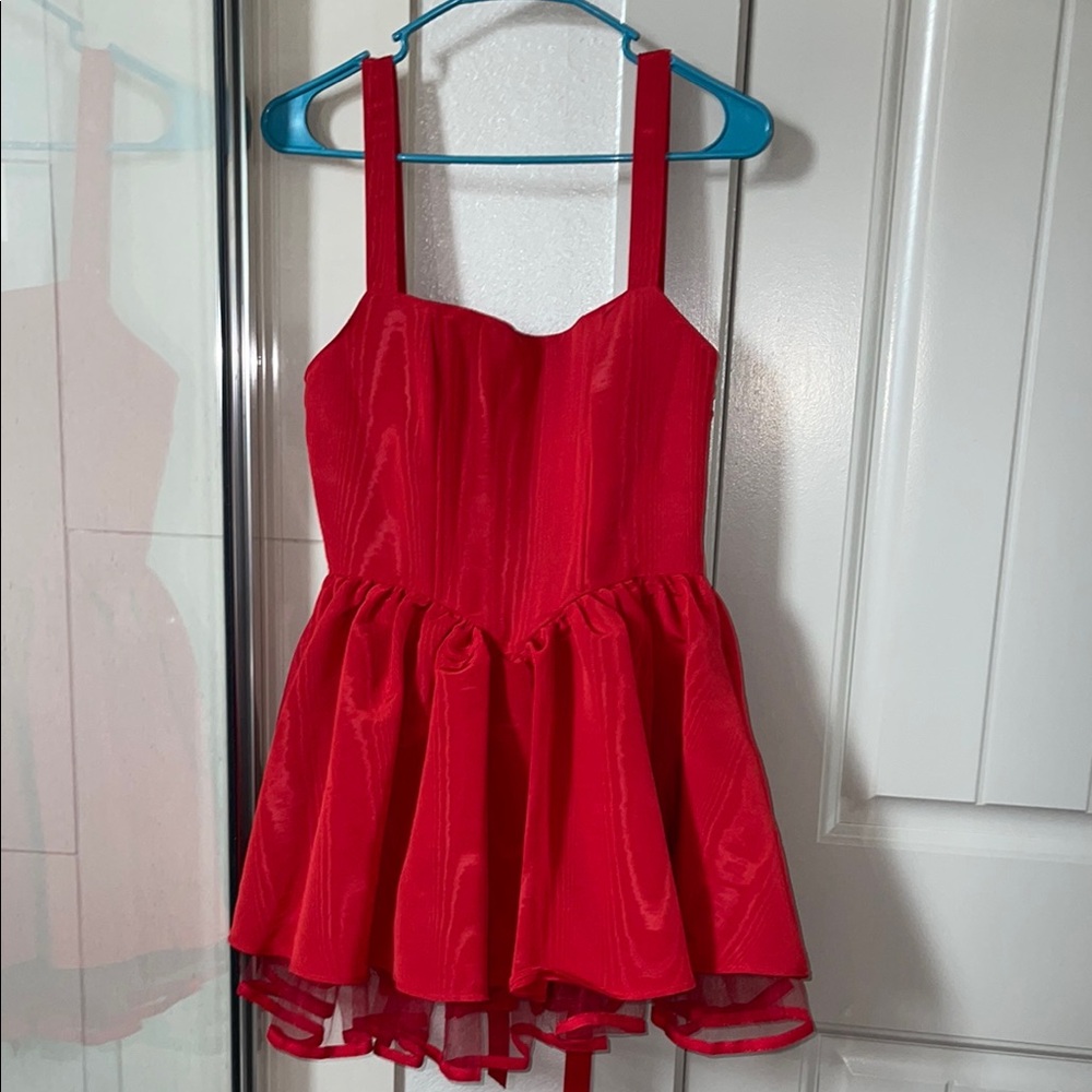 Sugar thrillz Chic Red Strapless Dress S
